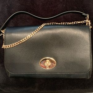 Coach black shoulder / handbag